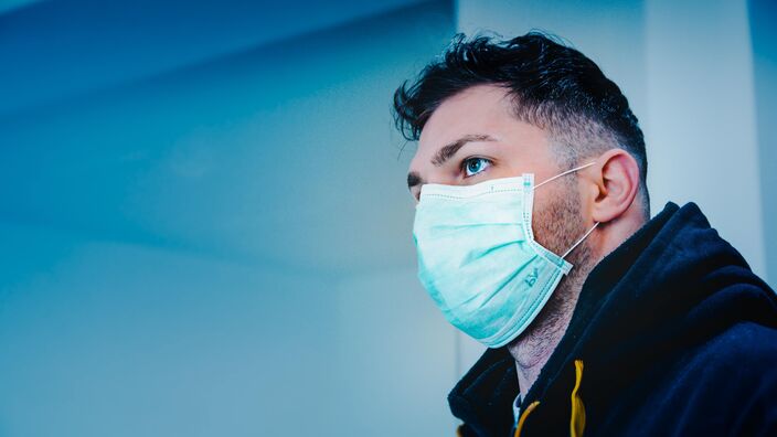 Face Mask Worn At Queensland Hospitals